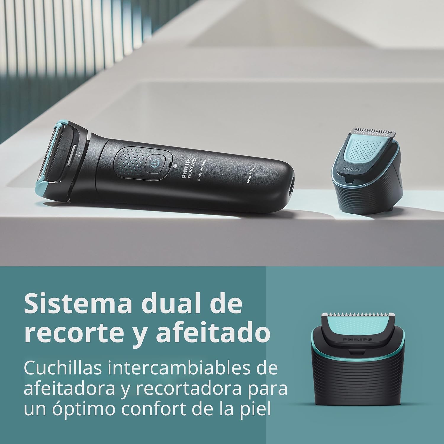 PHILIPS NORELCO® Recortadora Corporal Serie 7000 - Image 5